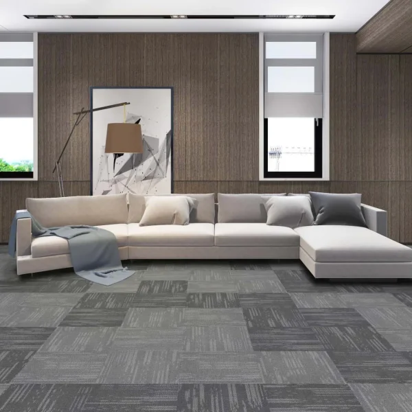 Wholesale VE-Backed Polypropylene Modular Carpet - Carpet Tiles for Home/Office, Customizable（Cloud Series 2）