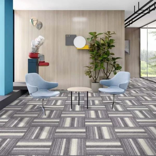 Wholesale Good Price VE-Backed Polypropylene Modular Carpet - Carpet Tiles for Home/Office, Customizable（Cloud Series 3） - Image 2