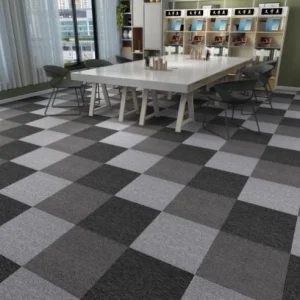Wholesale Good Price VE-Backed Polypropylene Modular Carpet - Carpet Tiles for Home/Office, Customizable（Cloud Series 4）