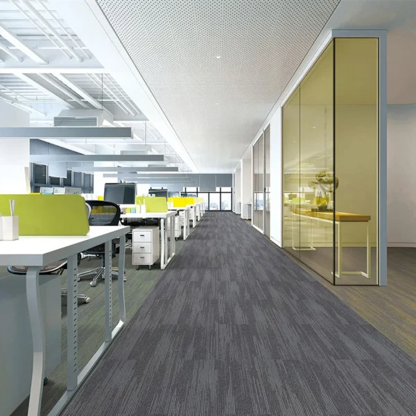 wholesale flame retardant and wear resistant nylon carpet tiles modular carpet with pe backing for office/commercial places/home, customizable (flower series 1)