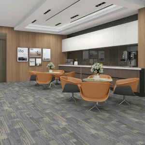 Wholesale High Quality Polypropylene Carpet Tiles with PVC Backing -Moisture & Slip- Resistant Modular Carpet for Office/Home/Commercial Use, Customizable (Grass Series 1)