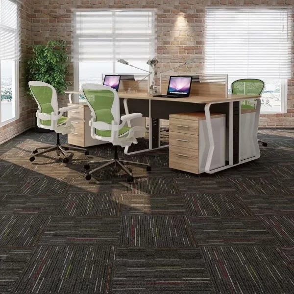 Wholesale High Quality Polypropylene Carpet Tiles with PVC Backing -Moisture & Slip- Resistant Modular Carpet for Office/Home/Commercial Use, Customizable (Grass Series 3/4/5/6) - Image 4
