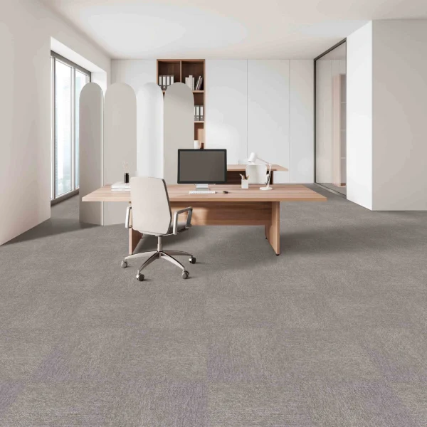 Wholesale Fireproof  and Wear-Resistant Carpet Tiles - Moisture & Slip-Resistant PVC-Backed Nylon Modular Carpet for Office/Commercial Places/Home, Customizable （Ocean Series 1） - Image 2