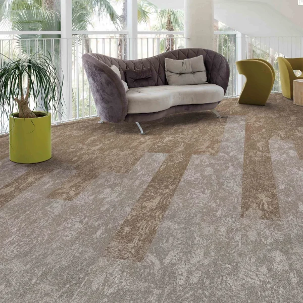 Wholesale  100% KVL Commercial Carpet Tiles - Fireproof Modular Carpet for Office/Hotel, Customizable（Ocean Series 3） - Image 3
