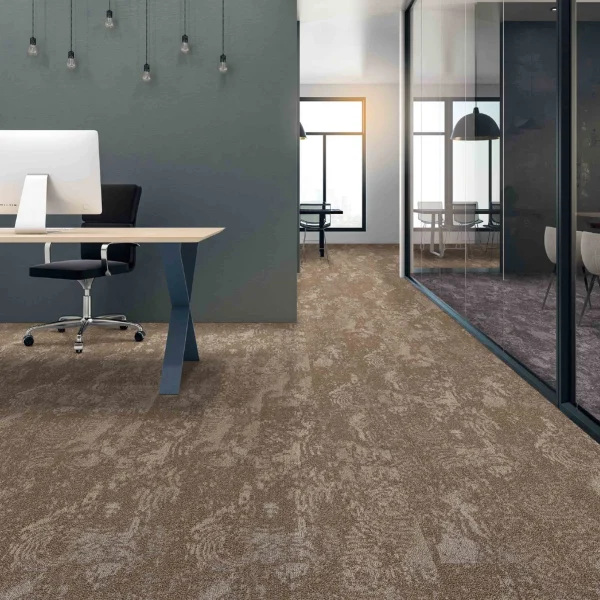 Wholesale  100% KVL Commercial Carpet Tiles - Fireproof Modular Carpet for Office/Hotel, Customizable（Ocean Series 3） - Image 4