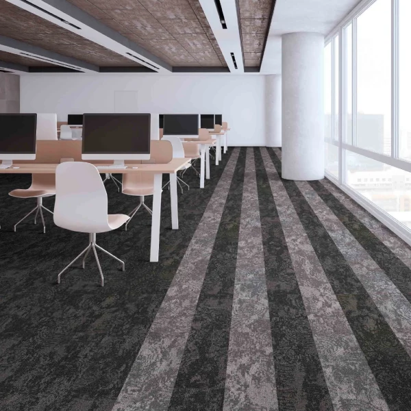 Wholesale  100% KVL Commercial Carpet Tiles - Fireproof Modular Carpet for Office/Hotel, Customizable（Ocean Series 3） - Image 2