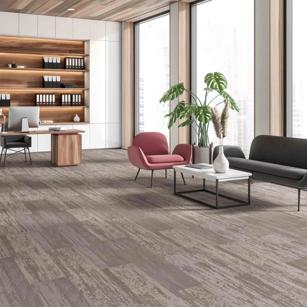 Wholesale  100% KVL Commercial Carpet Tiles - Fireproof Modular Carpet for Office/Hotel, Customizable（Ocean Series 4) - Image 2