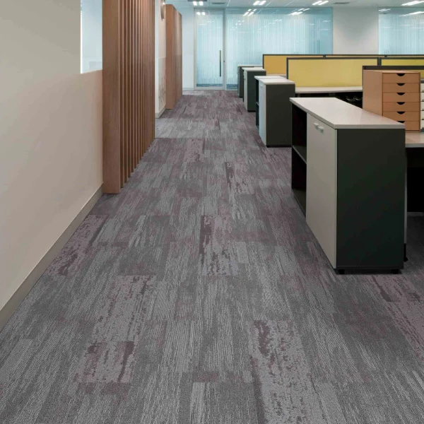 Wholesale  100% KVL Commercial Carpet Tiles - Fireproof Modular Carpet for Office/Hotel, Customizable（Ocean Series 4) - Image 4