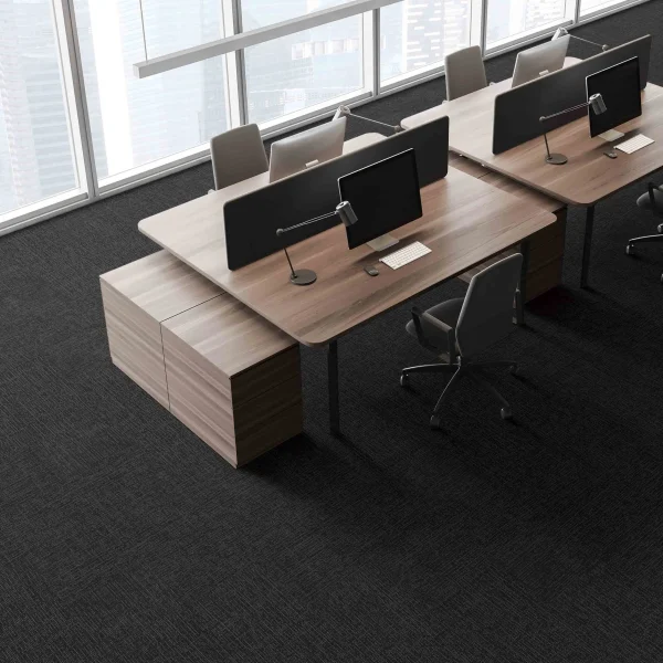 Wholesale  100% KVL Commercial Carpet Tiles - Fireproof Modular Carpet for Office/Hotel, Customizable（Ocean Series 6) - Image 4