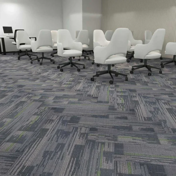 Wholesale Polypropylene Floor Square Carpet with Bitumen - Good Price Carpet Tiles for Office, Conference Room and Temporary flooring, Customizable（River Series 10） - Image 2