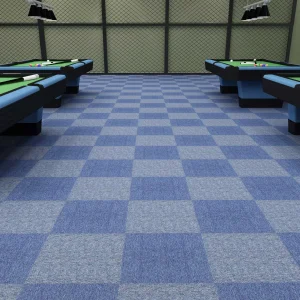 Wholesale Polypropylene Floor Square Carpet with Bitumen - Good Price Carpet Tiles for Office, Conference Room and Temporary flooring, Customizable（River Series 1/2/3）
