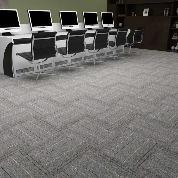 Wholesale Polypropylene Floor Square Carpet with Bitumen - Good Price Carpet Tiles for Office, Conference Room and Temporary flooring, Customizable（River Series 1/2/3） - Image 2