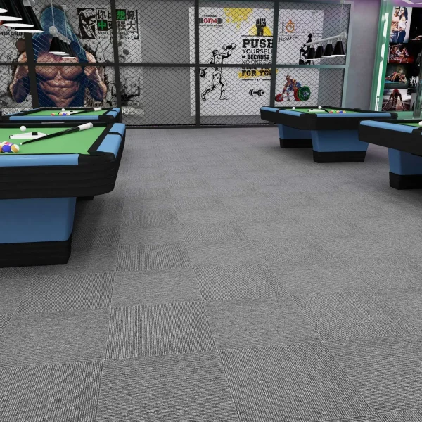 Wholesale Polypropylene Floor Square Carpet with Bitumen - Good Price Carpet Tiles for Office, Conference Room and Temporary flooring, Customizable（River Series 1/2/3） - Image 4