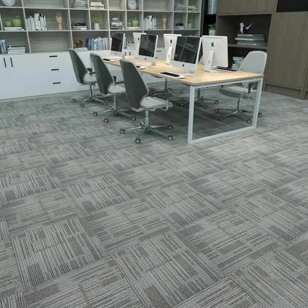 Wholesale Polypropylene Floor Square Carpet with Bitumen - Good Price Carpet Tiles for Office, Conference Room and Temporary flooring, Customizable（River Series 7 and 8） - Image 2