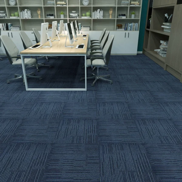 Wholesale Polypropylene Floor Square Carpet with Bitumen - Good Price Carpet Tiles for Office, Conference Room and Temporary flooring, Customizable（River Series 7 and 8） - Image 3