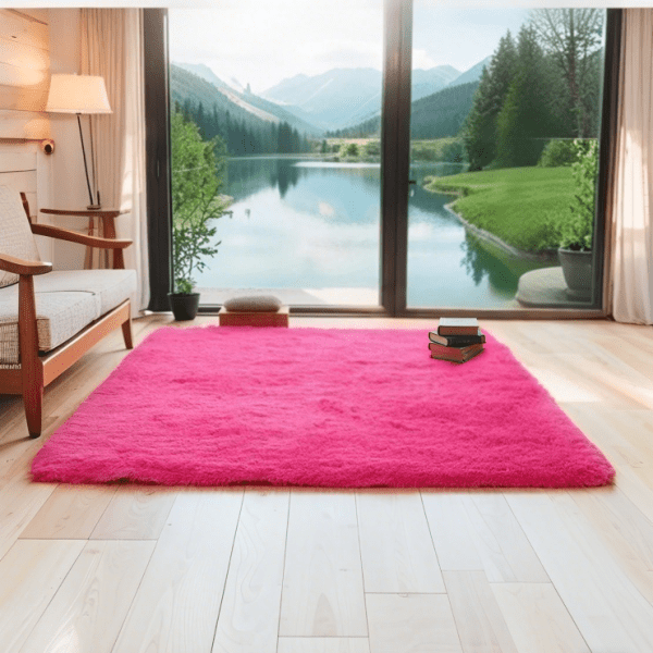 Wholesale Custom Ombre Area Rug‌ - Tie-Dye Plush Fluggy Carpet for Bedroom/Living Room/Study Room, Washable, Minimalist Style