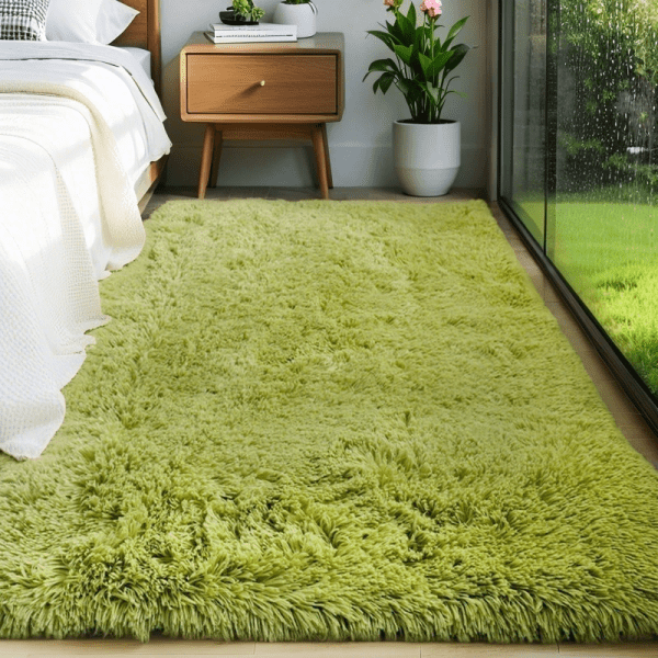 ‌Wholesale Custom Instagram-Famous Solid Plush Rug‌ - Washable Modern Area Rug for Living Room/Bedroom/Home Office