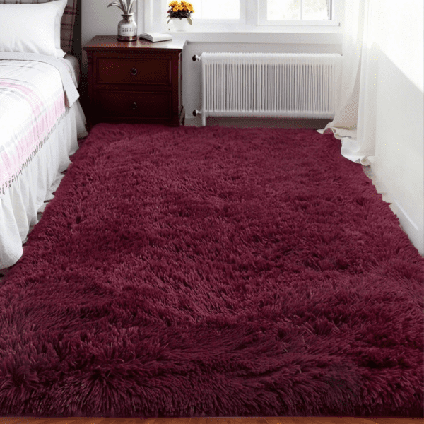 ‌Wholesale Custom Instagram-Famous Solid Plush Rug‌ - Washable Modern Area Rug for Living Room/Bedroom/Home Office - Image 3