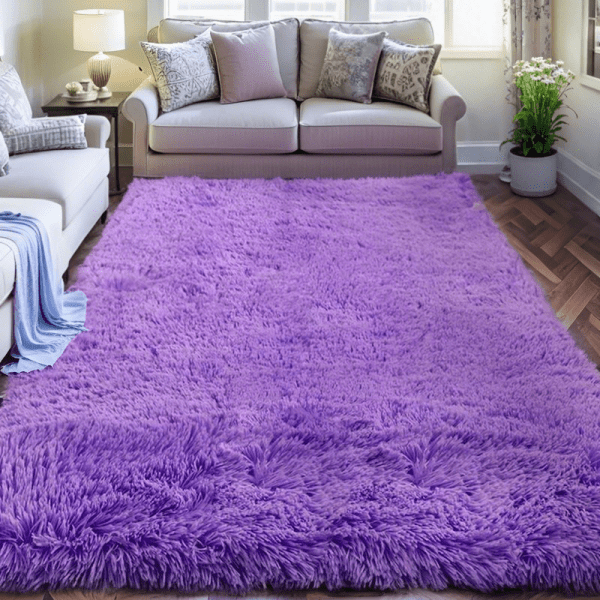 ‌Wholesale Custom Instagram-Famous Solid Plush Rug‌ - Washable Modern Area Rug for Living Room/Bedroom/Home Office - Image 8