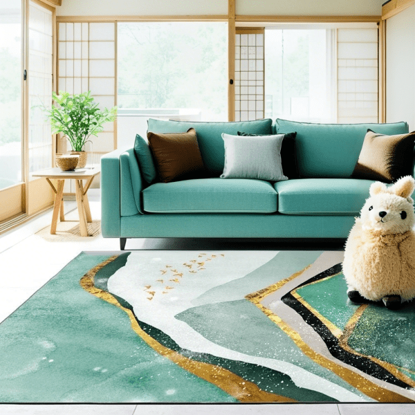 ‌Wholesale Luxuriously Elegant Shiny Diamond Velvet Carpet - Modern Carpet/Rug for Bedroom/Living Room, Customizable - Image 2