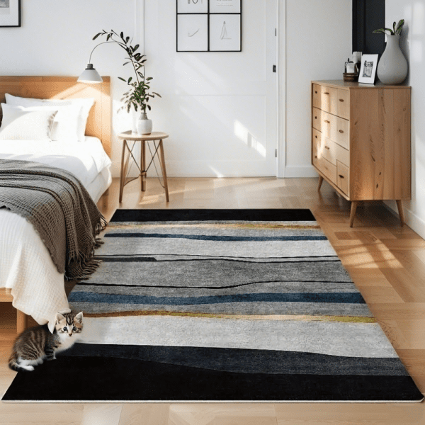 Wholesale Euro-Modern Carpet - Shiny Diamond Velvet Rug for Living Room/Bedroom/Study Room/Dining Room, Minimalist Style, Customizable - Image 4