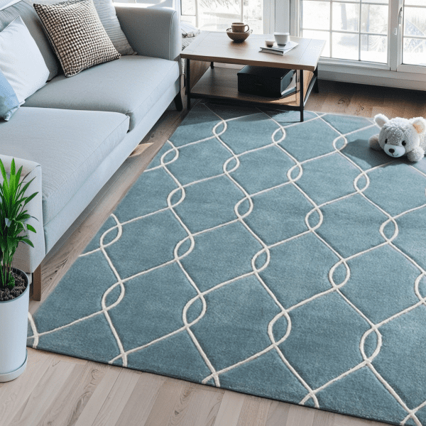 Scandinavian Crystal Velvet Carpet - Easy-Clean  Area Rug for Bedroom/Living Room/Study Room,  Wholesale Custom - Image 4