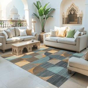 Wholesale Light Luxury Crystal Velvet Carpet - Custom Living Room Sofa/Tea Table Rug, Bedside/Study Area Rug, Instagram Style‌