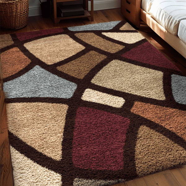 Wholesale American Minimalist Crystal Velvet Carpet - Stain-Resistant Sofa/Bedside/Study Rug for Living Room/Bedroom/Study Room, Customizable - Image 4