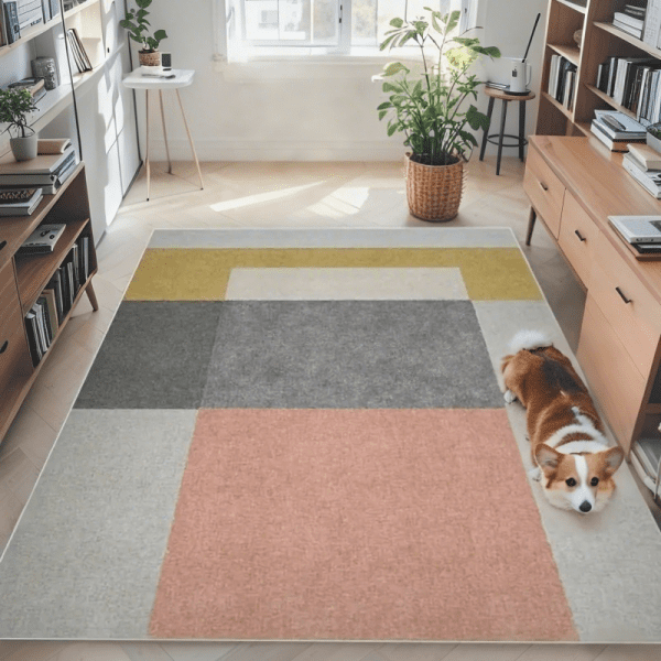 Scandinavian Style Velvet Carpet - Non-Slip Area Rug for Bedroom/Living Room/Study Room, Wholesale Custom - Image 4