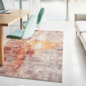 Washed Abstract Vintage Velvet Carpet - Anti-Slip Rug/Wall-to-Wall Carpet for Bedroom/Living Room/Study Room/Dining Room, Wholesale Custom