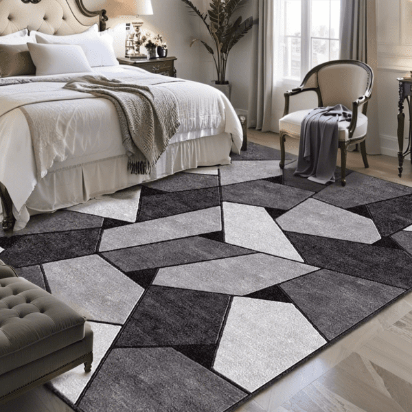Instagrammable Scandi Velvet Carpet - Non-Slip  Stain-Resistant Area Rug for Bedside/Sofa, Wholesale Custom - Image 3