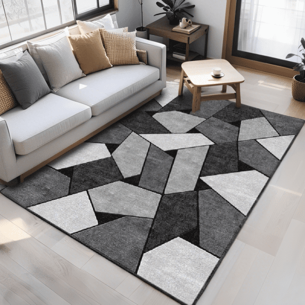 Instagrammable Scandi Velvet Carpet - Non-Slip  Stain-Resistant Area Rug for Bedside/Sofa, Wholesale Custom - Image 4