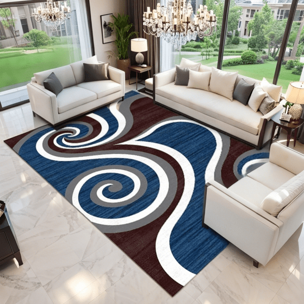 Light Luxury Velvet Carpet - Slip-Resistant Rug for Bedroom/Living Room/Study Room, Minimalist Style, Wholesale Custom - Image 4