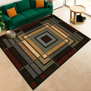 Nordic Style Velvet Carpet - Non-Slip Area Rug, Carpet Full Coverage for Living Room/ Bedroom‌, Wholesale Custom