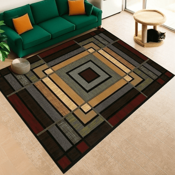 Nordic Style Velvet Carpet - Non-Slip Area Rug, Carpet Full Coverage for Living Room/ Bedroom‌, Wholesale Custom