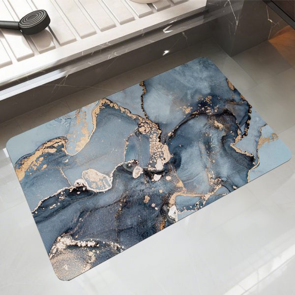 Wholesale Light Luxury Diatomite Mat -  Fast-Absorbing, Stain-Resistant and Non-Slip Bathroom/Shower Room/Restroom Mat, Entrace Mat and Kitchen Mat, Nordic Style, Customizable - Image 3