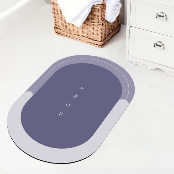 Wholesale Quick-Dry  Anti-Slip Diatomite Mat‌ -  Easy-Clean Bathroom/Restroom Mat, Kitchen Mat and Entryway/Door Mat, Minimalist Style, Customizable - Image 2