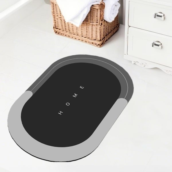 Wholesale Quick-Dry  Anti-Slip Diatomite Mat‌ -  Easy-Clean Bathroom/Restroom Mat, Kitchen Mat and Entryway/Door Mat, Minimalist Style, Customizable - Image 3