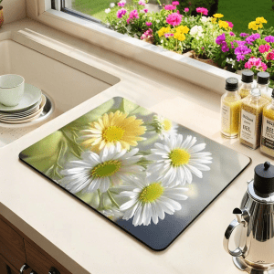 ‌Wholesale Fast-Dry Drainage Mat/Heat-Resistant Pad - Non-Slip‌ Mat for Kitchen Counter/Vanity/Table, Customizable