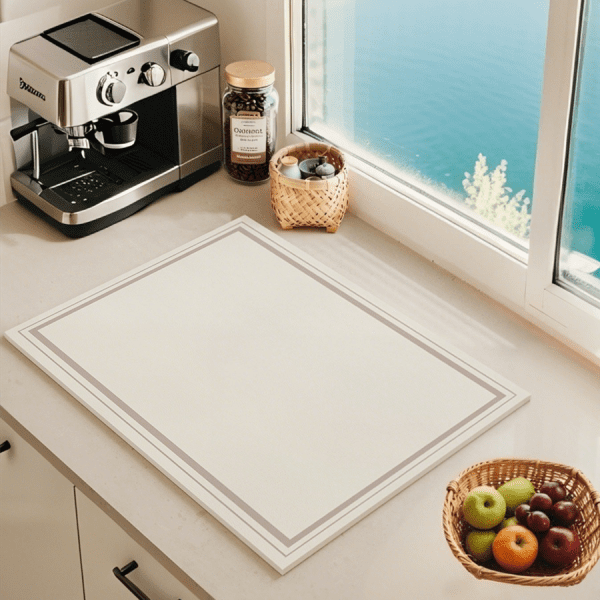 ‌Wholesale Fast-Dry Drainage Mat/Heat-Resistant Pad - Non-Slip‌ Mat for Kitchen Counter/Vanity/Table, Customizable - Image 4