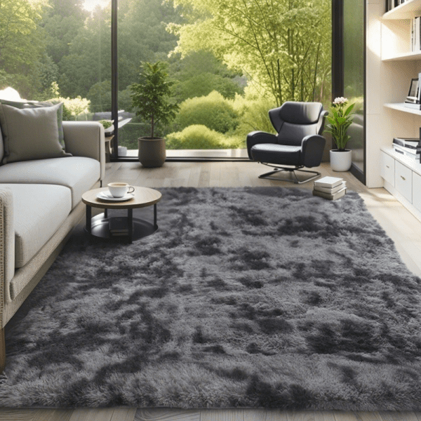 Wholesale Custom Modern Nordic Ombre Shag Rug‌ - Washable Long Pile Fluffy Tie-Dyed Area Rug/Carpet for Bedroom/Living Room/Study Room, Ins Style - Image 6