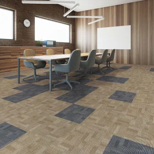 Wholesale Fireproof  and Wear-Resistant Carpet Tiles - Moisture & Slip-Resistant PVC-Backed Nylon Modular Carpet for Office/Commercial Places/Home, Customizable （Tree Series 1 and 2）