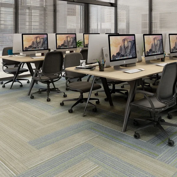 Wholesale Fireproof  and Wear-Resistant Carpet Tiles - Moisture & Slip-Resistant PVC-Backed Nylon Modular Carpet for Office/Commercial Places/Home, Customizable （Tree Series 3 and 4） - Image 2