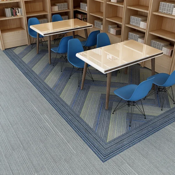 Wholesale Fireproof  and Wear-Resistant Carpet Tiles - Moisture & Slip-Resistant PVC-Backed Nylon Modular Carpet for Office/Commercial Places/Home, Customizable （Tree Series 3 and 4） - Image 4