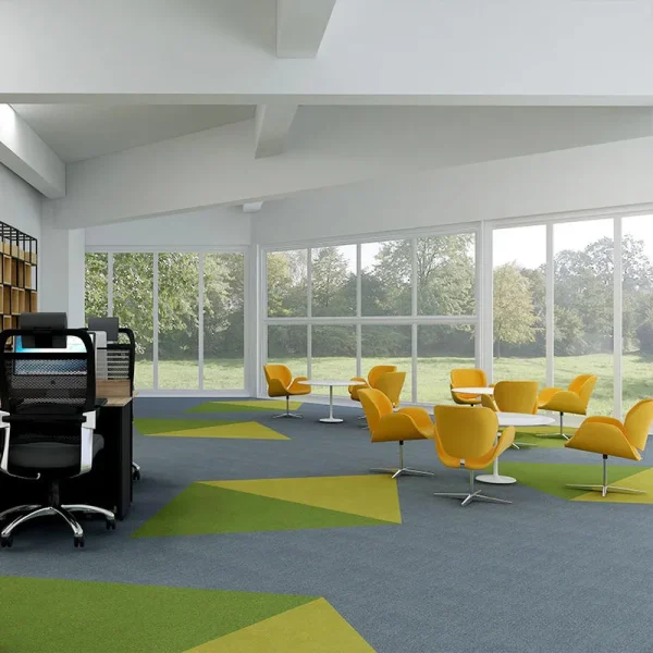 Wholesale Fireproof  and Wear-Resistant Carpet Tiles - Moisture & Slip-Resistant PVC-Backed Nylon Modular Carpet for Office/Commercial Places/Home, Customizable （Tree Series 5） - Image 3