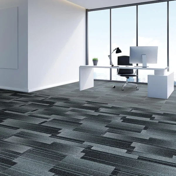 Wholesale Fireproof  and Wear-Resistant Carpet Tiles - Moisture & Slip-Resistant PVC-Backed Nylon Modular Carpet for Office/Commercial Places/Home, Customizable （Tree Series 6） - Image 4