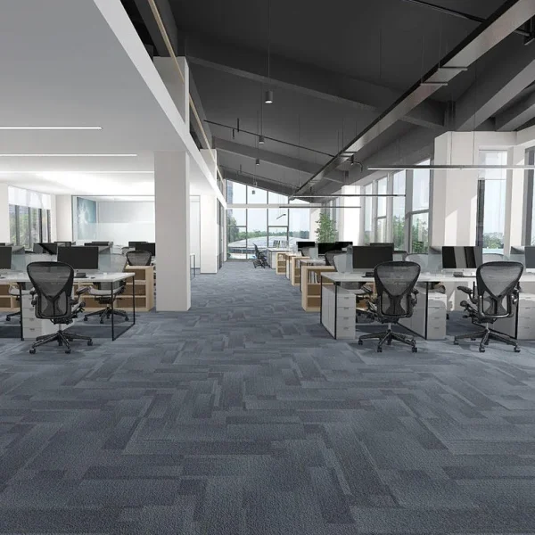 Wholesale Fireproof  and Wear-Resistant Carpet Tiles - Moisture & Slip-Resistant PVC-Backed Nylon Modular Carpet for Office/Commercial Places/Home, Customizable （Tree Series 6） - Image 3