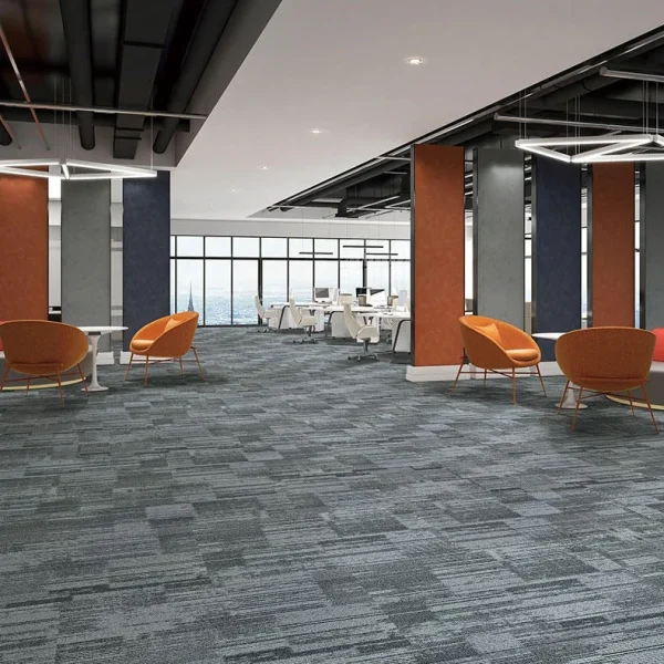 Wholesale Fireproof  and Wear-Resistant Carpet Tiles - Moisture & Slip-Resistant PVC-Backed Nylon Modular Carpet for Office/Commercial Places/Home, Customizable （Tree Series 7） - Image 3
