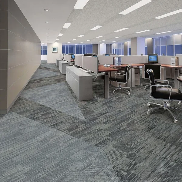 Wholesale Fireproof  and Wear-Resistant Carpet Tiles - Moisture & Slip-Resistant PVC-Backed Nylon Modular Carpet for Office/Commercial Places/Home, Customizable （Tree Series 7） - Image 2