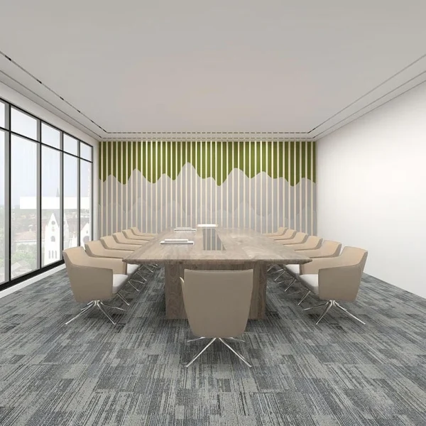 Wholesale Fireproof  and Wear-Resistant Carpet Tiles - Moisture & Slip-Resistant PVC-Backed Nylon Modular Carpet for Office/Commercial Places/Home, Customizable （Tree Series 7） - Image 4